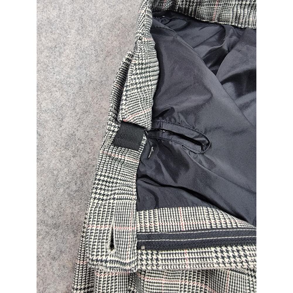 LL Bean Pants Womens 14 Plaid Classic Fit Lined Straight Leg Work Office - Picture 8 of 16